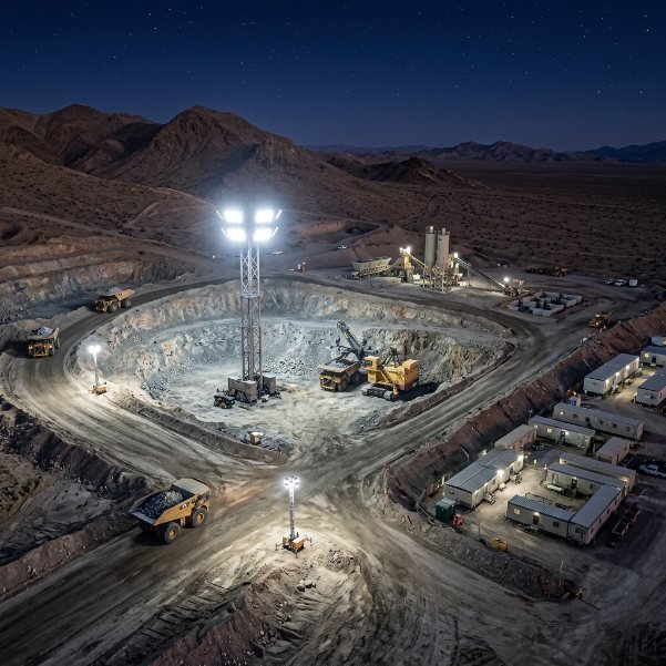 Construction site lighting application