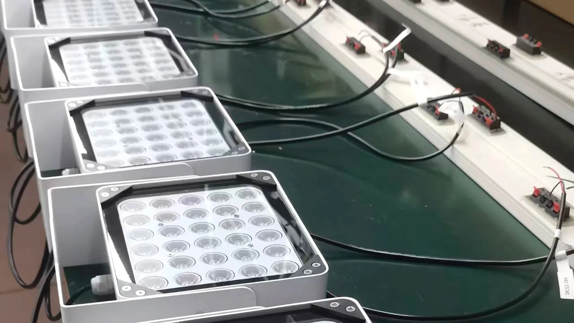 Batch power-on inspection of IR illuminators