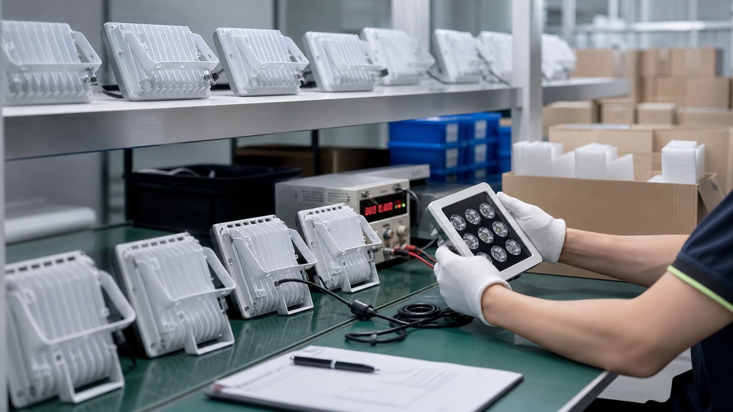 Factory-backed quality inspection and assembly coordination