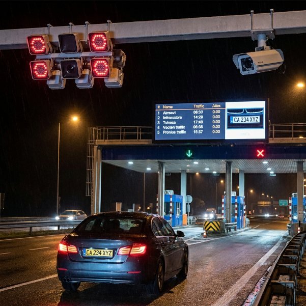 Toll station ANPR application