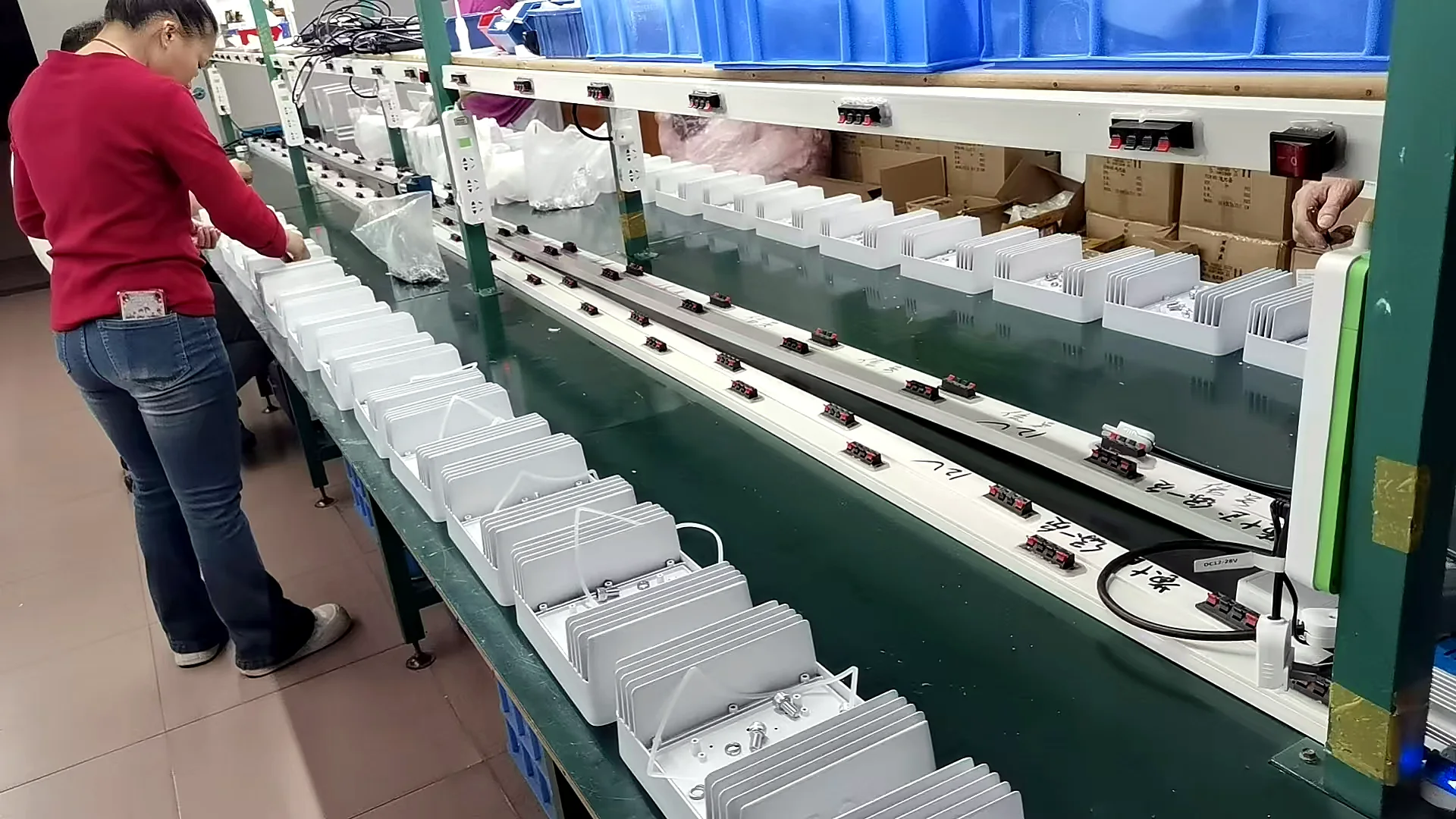 Accurates LED production and inspection area